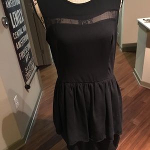 Little Black Ruffle Dress